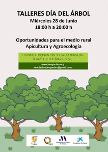 Cartel Día del Árbol en la Noria- Málaga